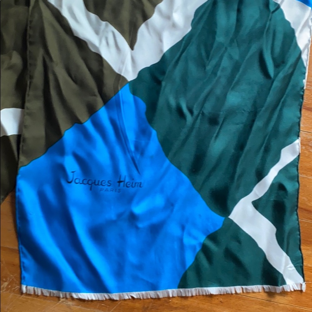 Silk Jacques Heim Paris Rectangle Scarf